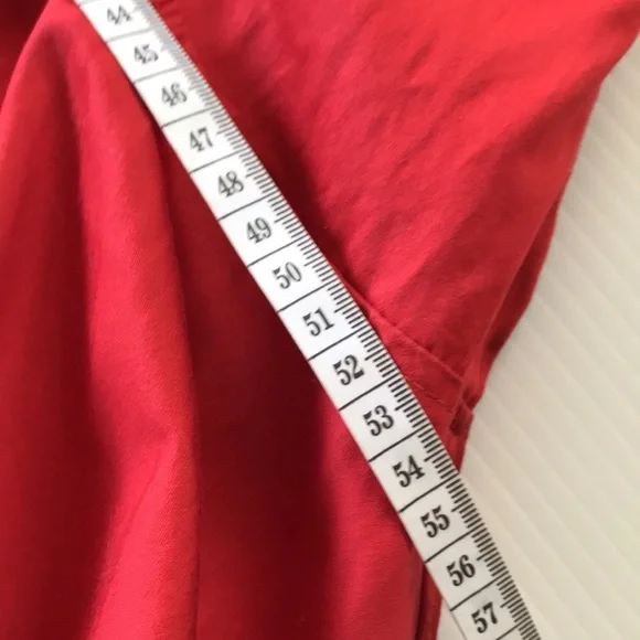 WOMENS S red sundress balloon skirt midi dress - Picture 16 of 16